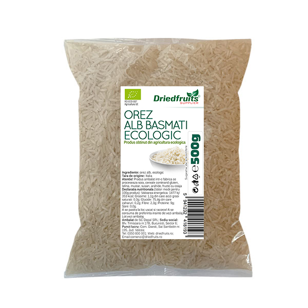 Orez alb Basmati BIO - 500 g